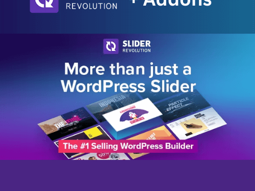 Get Slider Revolution WordPress Plugin + Addons at an Affordable Price