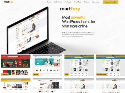 Martfury WooCommerce Marketplace WordPress Theme Cheap Price
