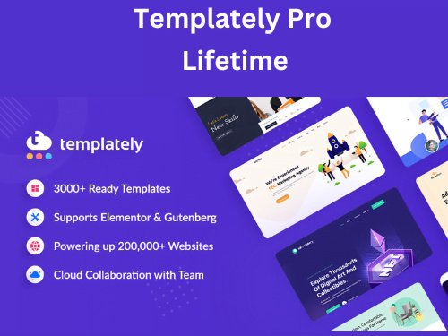 Templately Pro For Elementor & Gutenberg Cheap Price