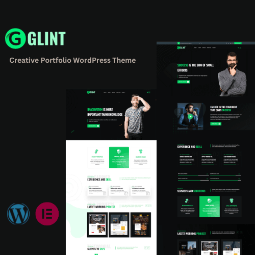 Buy Glint Personal Portfolio WordPress Theme at an Affordable Price