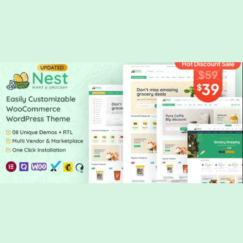 Find an Affordable Grocery Store Theme for Your WordPress Site with Nest