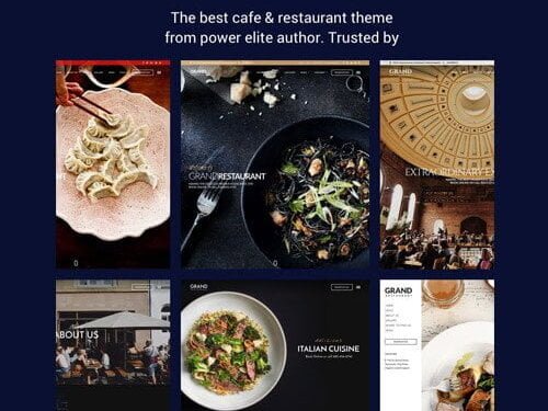 Get Grand Restaurant WordPress Theme at an Affordable Price Now!