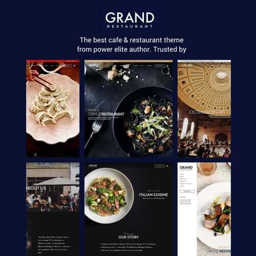 Get Grand Restaurant WordPress Theme at an Affordable Price Now!