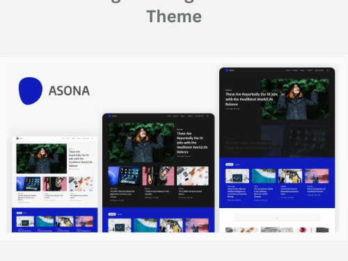 Get the Asona WordPress Theme at an Affordable Price