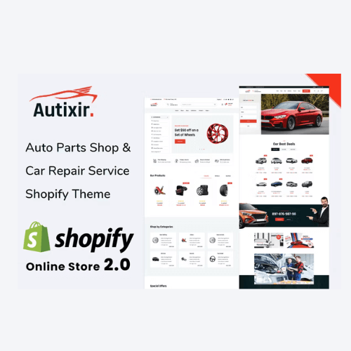 Autixir – Shopify Theme OS 2.0 designed for auto parts shop at discount prices! Make your store stand out with Autixir's modern design. "Keyword" "shopify auto parts theme" "auto parts shopify theme free" "shopify auto parts store" "shopify auto parts" "shopify automotive themes" "shopify for auto parts" "shopify car parts store" "shopify automotive"