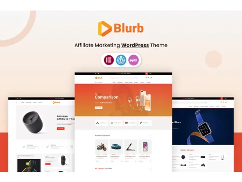 Blurb - Affiliate Marketing WordPress Theme Cheap Price