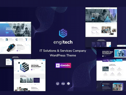 Get the Best Engitech IT Solutions & Services WordPress Theme at an Affordable Price