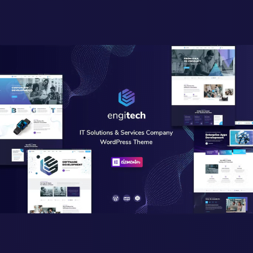 Get the Best Engitech IT Solutions & Services WordPress Theme at an Affordable Price