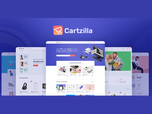 Cartzilla Digital Marketplace & Grocery Store WordPress Theme Cheap Price