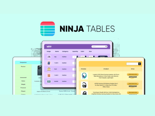 Ninja Tables Pro license key The Best WordPress Table Plugin