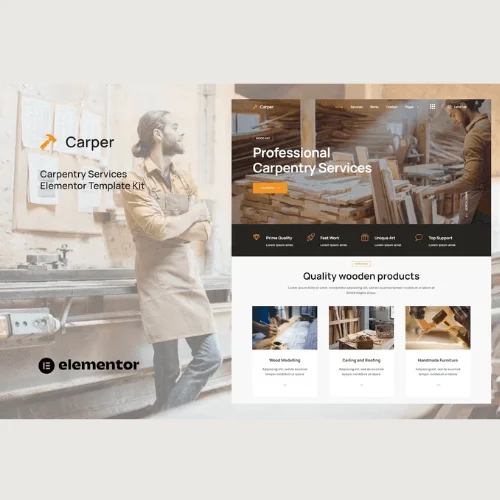 Carper - Carpenter & Craftman Elementor Template Kit 1 Carper - Carpenter & Craftman Elementor Template Kit