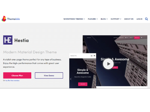 Download the Hestia Pro WordPress Theme and build your website with powerful features for WordPress developers.