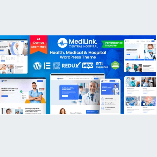 Buy Medilink Health & Medical WordPress Theme Lifetime deal