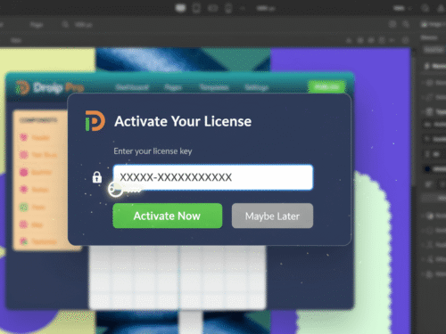 Droip Pro License Key Activation Lifetime Update